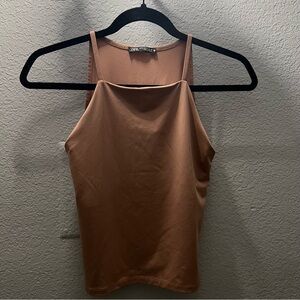 Zara Women's Brown Camisole Top